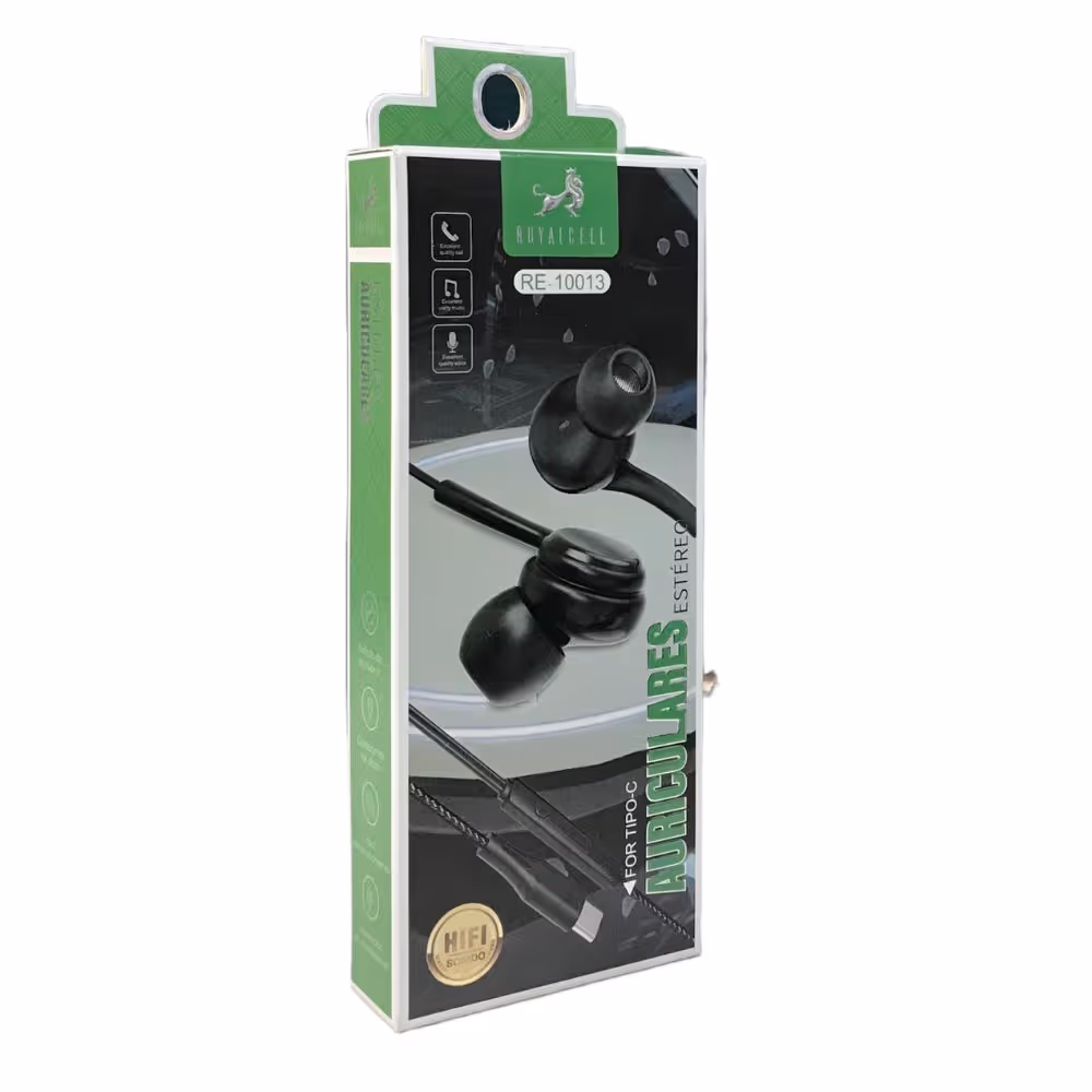 AURICULAR IN EAR TIPO C RE-10013 ROYALCELL